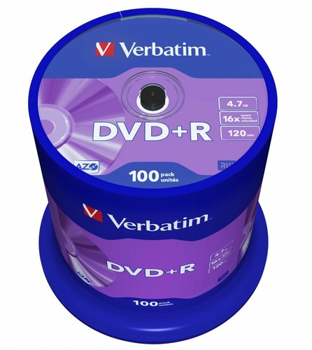 Verbatim 43551 dvd azo - dvd+r,