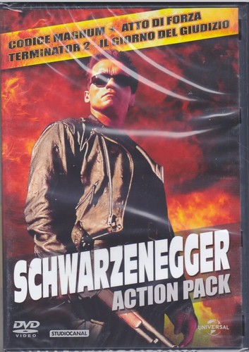 Dvd schwarzenegger acrion pack - schwarzenegger,