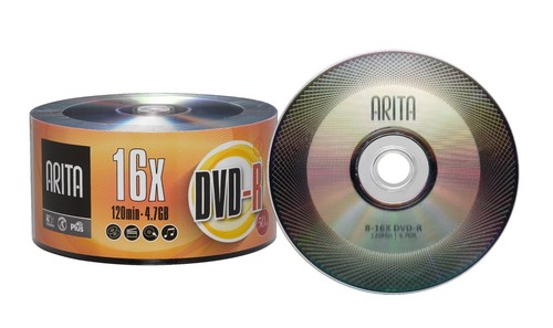Confezione dvd arita 16x - dvd-r,